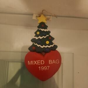 Vintage PerJinkities "Mixed Bag 1997" Christmas Ornament